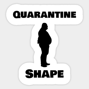 Quarantine Shape Sticker